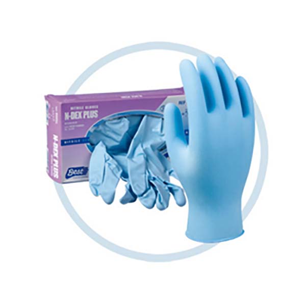 N-DEX Plus&reg; Nitrile Gloves - Lightly Powdered - XL - Q20